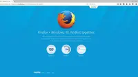 Tampilan Firefox 40 (Sumber : Technobuffalo.com)