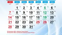 Kalender Hijriah Desember 2025, Jadwal Puasa Sunnah dan Doa-doanya