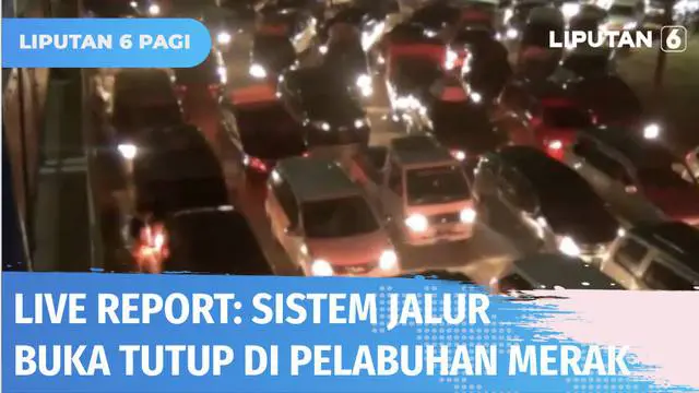 Pelabuhan Merak dipadati ribuan kendaraan pribadi yang hendak menyeberang ke Pulau Sumatera. Sebelumnya Polres Cilegon memberlakukan jalur buka tutup yang akan masuk ke Pelabuhan Merak sehingga terjadi kemacetan sejauh 3-4 km di luar pelabuhan.