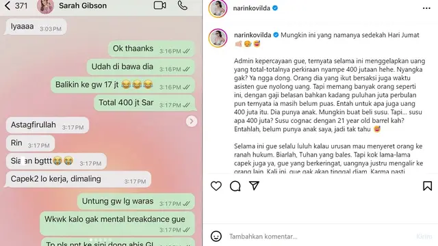 Awkarin Ungkap Uangnya Digelapkan Karyawan