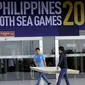 Suasana di Philippine Arena H-1 opening ceremony SEA Games 2019. (Bola.com/Muhammad Iqbal Ichsan)