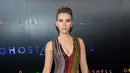 Scarlett Johansson berpose saat pemutaran perdana film "Ghost in the Shell" di AMC Loews Lincoln Square, New York, AS (29/3). Gaun yang digunakan Scarlett Johansson merupakan koleksi ready-to-wear musim semi 2017. (Evan Agostini/Invision/AP)