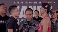 Randy Pangalila dan Jekson Karmela akan bertemu di Main Event Byson Combat Showbiz Vol. 3, pada 22 Juni 2024. (Bola.com/Dok. Byson Combat)