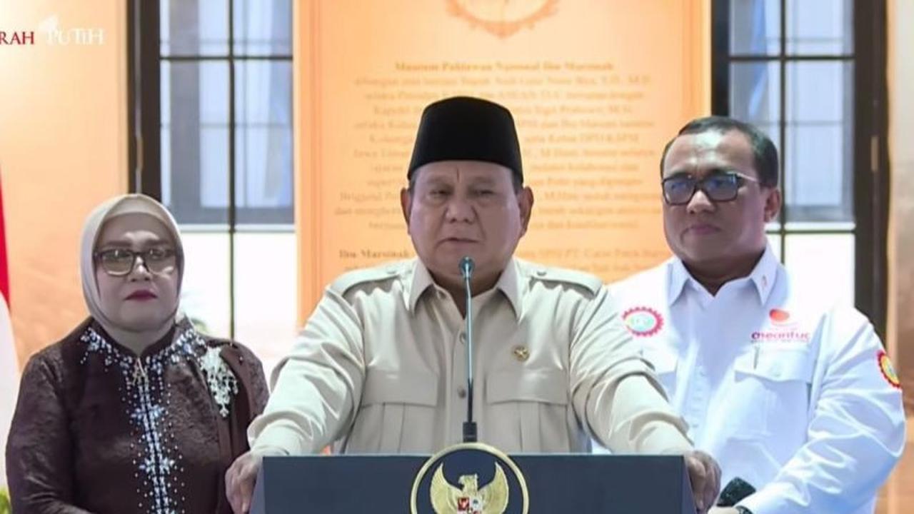 Prabowo Prihatin Pembunuhan Marsinah, Tekankan Pentingnya Pancasila dan Keadilan Sosial