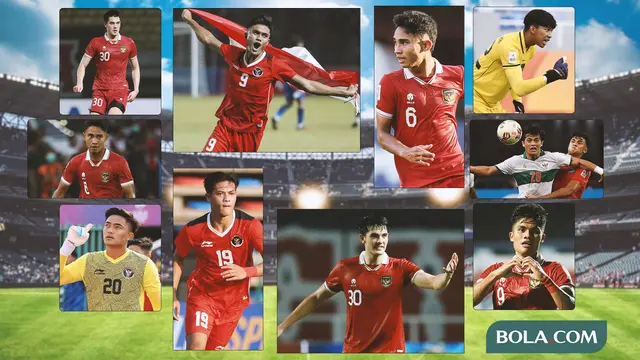 Kolase - Ernando Ari, Daffa Fasya, Alfeandra Dewangga, Elkan Baggott, Marselino Ferdinan, Ramadhan Sananta di Timnas Indonesia