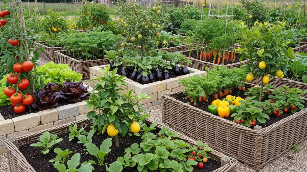 Tips Mendesain Kebun Buah dan Sayur Beragam Warna, Produktif Sekaligus Estetik