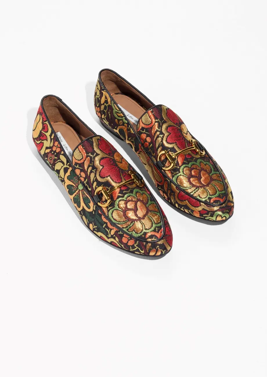 Floral Loafers. (stories.com)