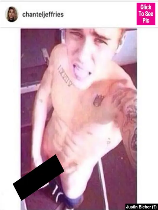 Sang hacker tersebut juga menuliskan caption yang berbunyi, " I LOVE YOU JUSTIN". Dalam sekejap, foto tersebut langsung tersebar luas dan dikomentari oleh netizen. (Instagram)