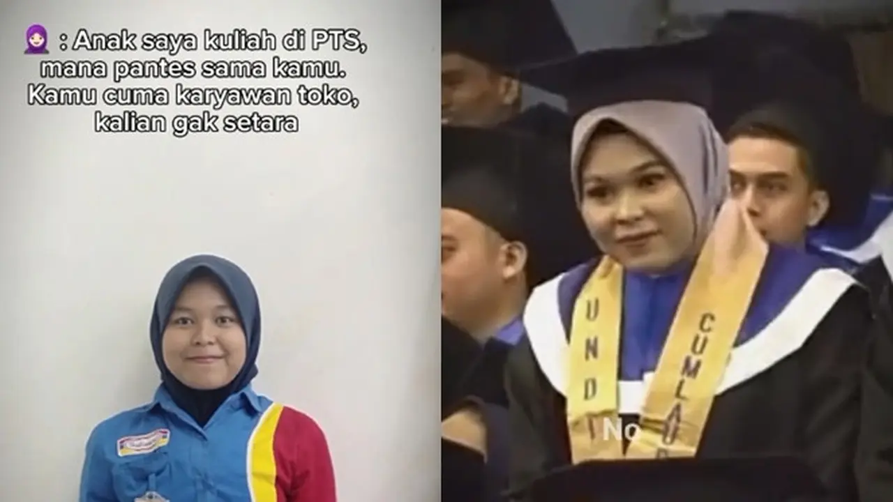 Viral Karyawan Minimarket Dihina Tak Setara dengan Mantan yang Kuliah, Kini Berhasil Lulus Cum Laude
