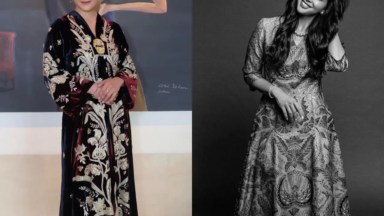 Adu Gaya Franka Makarim dan Loemongga Haoemasan, Istri Menteri yang Modis dalam Kebaya hingga Blazer