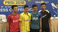 Pebulutangkis Indonesia siap bertarung di Kejurnas PBSI 2018. (Bola.com/Benediktus Gerendo Pradigdo)