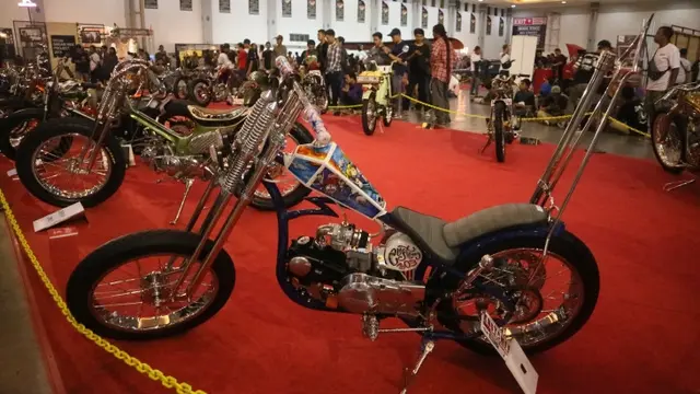 Motor bebek di Kustomfest 2018