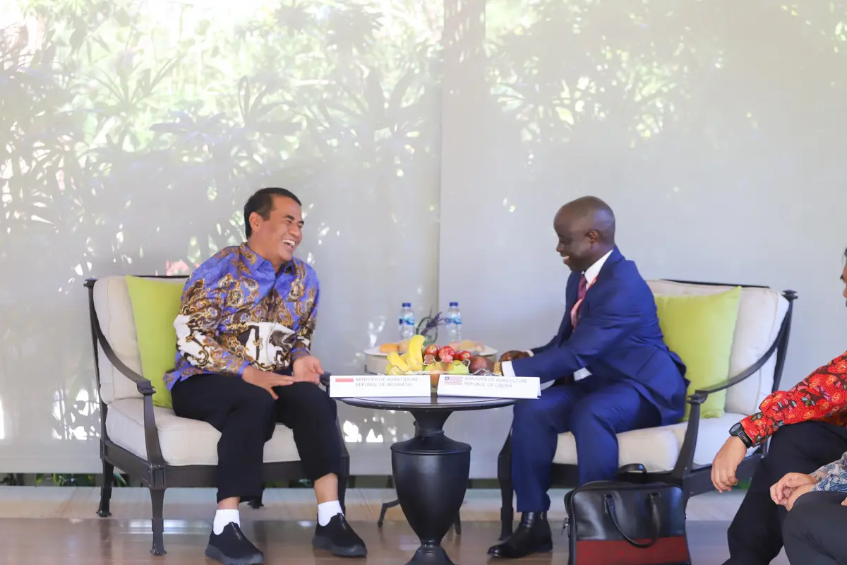 Menteri Pertanian Liberia Apresiasi Kinerja Pertanian Indonesia Atas Capaian Swasembada Beras