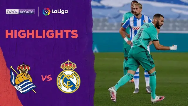 VIDEO: Highlights La Liga, Real Madrid Taklukkan Real Sociedad 2-1