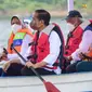 Presiden Joko Widodo (Jokowi) meresmikan Bendungan Bintang Bano di Kabupaten Sumbawa Barat, Nusa Tenggara Barat. (Dok. Kementerian PUPR)