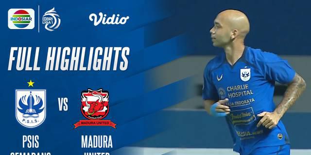 VIDEO: PSIS Semarang Bermain Imbang dengan Madura United di Pekan Kelima BRI Liga 1