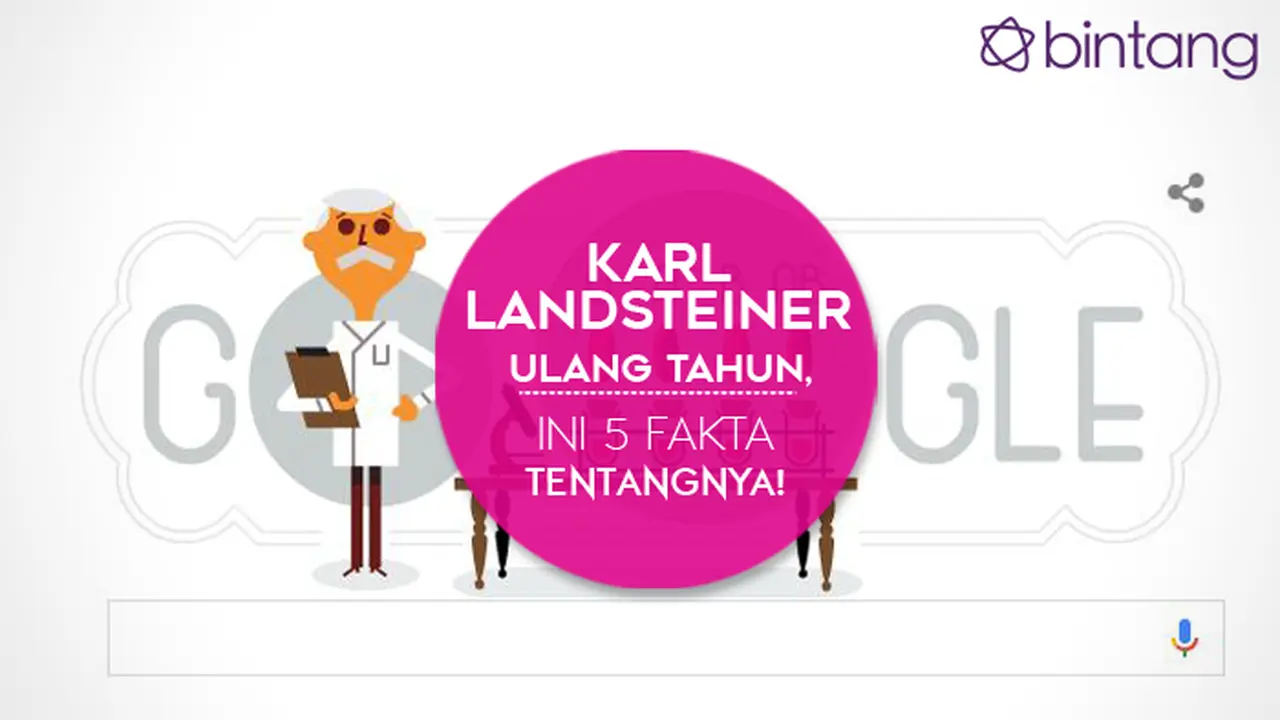 Karl Landsteiner Ulang Tahun, Ini 5 Fakta Tentangnya!