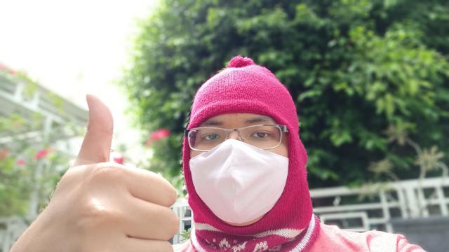 Hasil foto dengan kamera selfie Vivo V23e (Liputan6.com/Giovani Dio Prasasti)