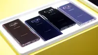 Deretan warna smartphone Galaxy Note 9. Liputan6.com/ Aditya Eka Prawira