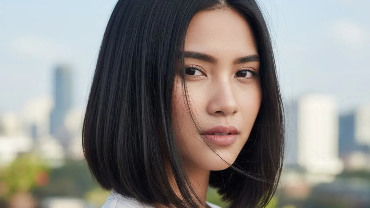 A-Line Bob Tanpa Layer (Gemini AI)