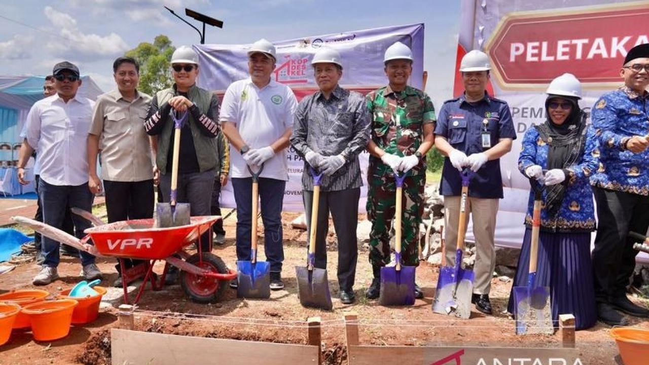 Peletakan Batu Pertama KKMP Pakansari, Momentum Kebangkitan Koperasi Kelurahan Nasional