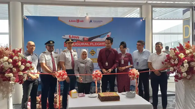 Lion Air melaksanakan Inaugural Flight atau penerbangan perdana dari Bandara Kualanamu