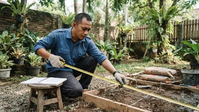 Mengukur tanah