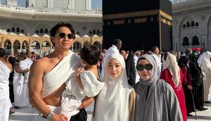 Potret Nikita Willy umrah awal tahun 2026 bareng suami dan ibu. [IG: @yorafebrina]