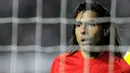 Manchester United's Argentinian forward Carlos Tevez waits for a corner during the League cup semi final first leg football matchagainst Derby County at Pride Park, Derby, on January 7, 2009. AFP PHOTO/ANDREW YATES.