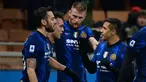 Inter Milan berhasil memutus dominasi Juventus sebagai penguasa Liga Italia pada musim 2020/2021 dengan merebut Scudetto. Pada musim tersebut, Inter diperkuat oleh Alexis Sanchez yang didatangkan secara gratis dari Manchester United yang mempunyai andil besar dalam raihan Scudetto tersebut. Dalam 3 musim terakhir, tercatat ada 5 pemain gratisan yang didatangkan Inter Milan, termasuk dua pemain yang didatangkan menjelang bergulirnya musim 2022/2023. Berikut daftar lengkapnya. (AFP/Miguel Medina)