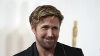 Ryan Gosling dalam Oscar 2024. (Jordan Strauss/Invision/AP)