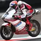 Pembalap Honda Team Asia, Mario Suryo Aji pada rangkaian balapan Moto3 Mandalika. (Honda Team Asia)