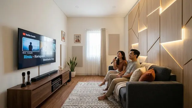 Desain Ruang Karaoke Kecil di Rumah