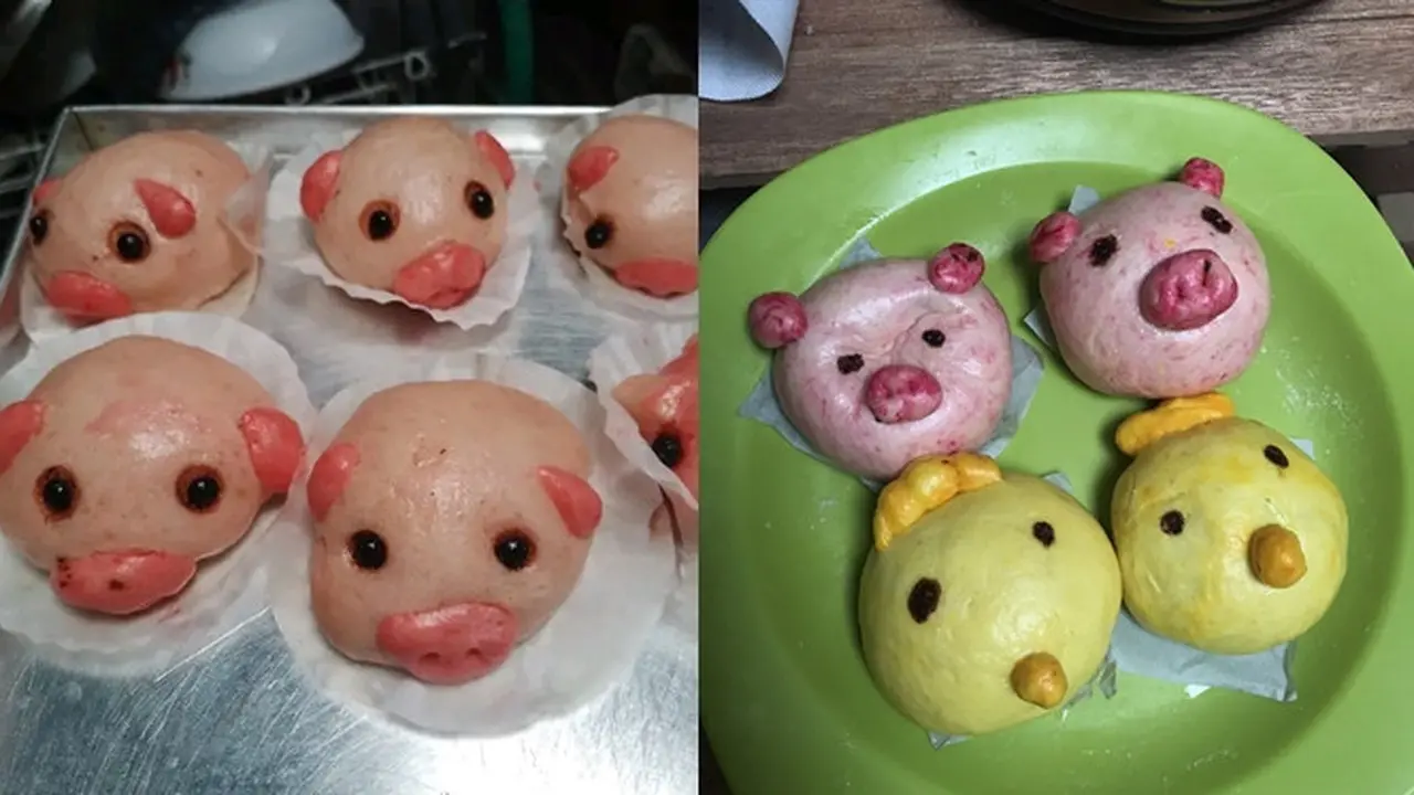 6 Potret Bentuk Bakpao Karakter Ini Bikin Ngakak