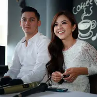 Syukuran pernikahan Samuel Zylgwyn dan Franda (Deki Prayoga/bintang.com)