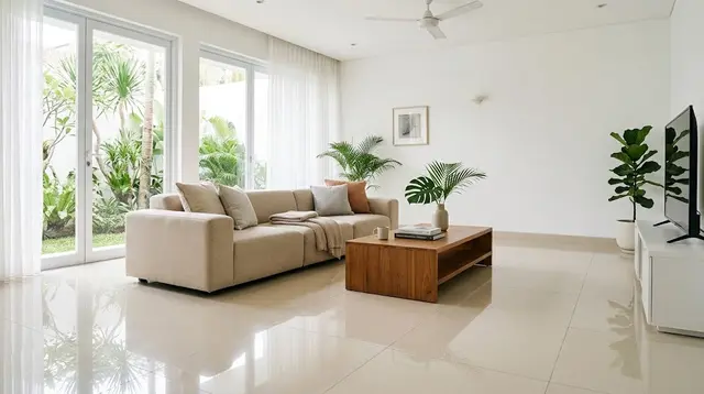 10 Jenis Lantai untuk Ruang Tamu Minimalis agar Terlihat Elegan dan Mahal, Bikin Tampilan Makin Estetik