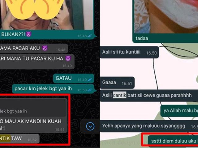 6 Chat Orang Puji Pacar Cantik Ini Bikin Para Jomblo Iri Hot Liputan6 Com