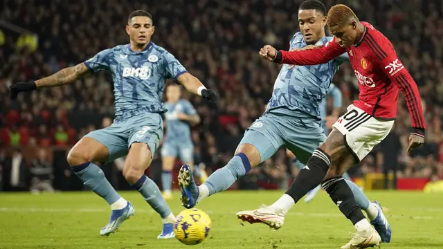 Foto: Hojlund Cetak Gol Perdana, Ini Dia Aksi Epic Comeback Pemain MU saat Mengalahkan Aston Villa