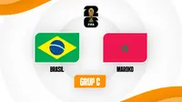 Cover Prediksi Piala Dunia 2026 - Timnas Brasil Vs Maroko. (Bola.com/Multimedia KLY)