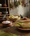 Resep Pisang Kukus Kelapa. (AI Generated)