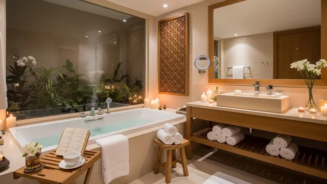 Ide Kamar Mandi yang Meningkatkan Mood/AI Generated