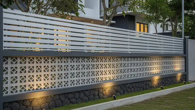 Pagar Rumah Anti Maling Berbahan Hollow Galvanis Kuat