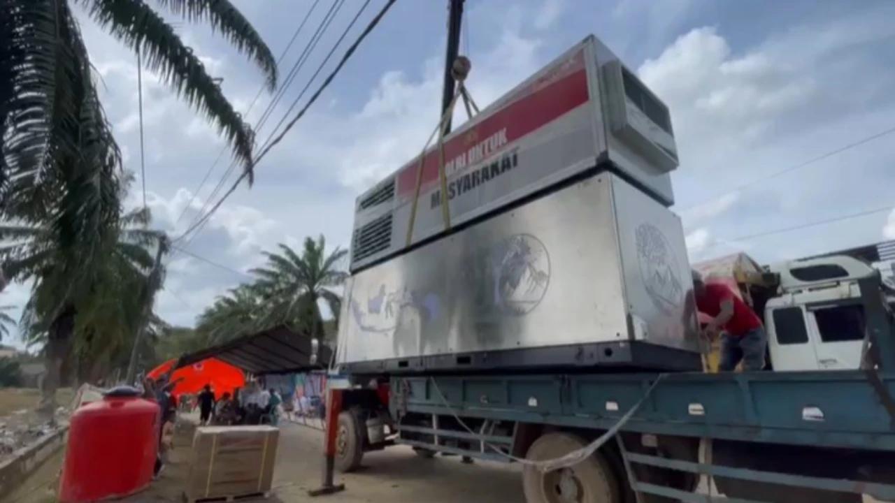 VIDEO: Polres Aceh Tamiang Terima Mesin Penghasil Embun Siap Minum dari Slog Polri