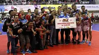 Tim putra Palembang Bank SumselBabel menjuarai putaran kedua Proliga 2017 setelah menyapu bersih kemenangan dari lima laga. (Proliga)