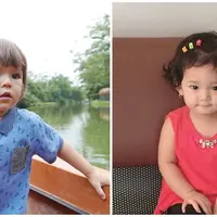 El Barack, anak Jessica Iskandar, dan Bilqis, anak Ayu Ting Ting. (Instagram/inijedar Instagram/ayutingting92)