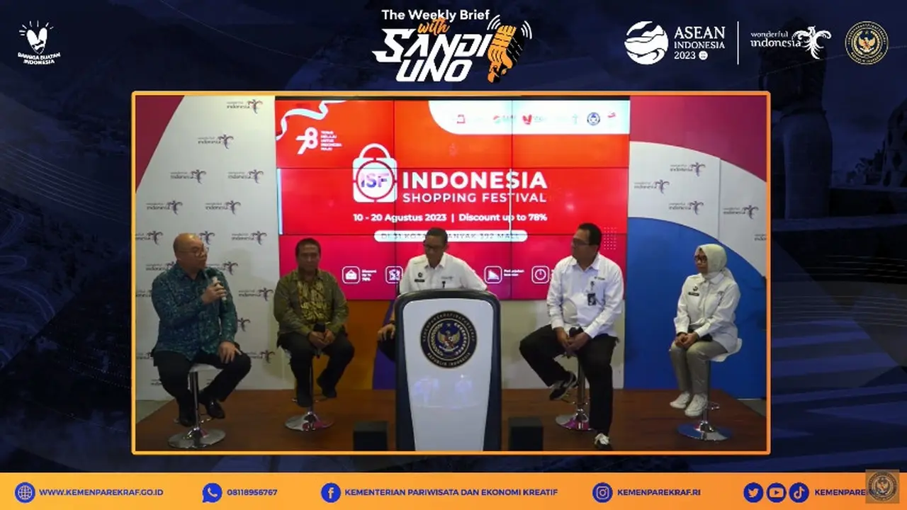 Wisata Belanja di Indonesia Shopping Festival 2023 Targetkan 75 Juta Pengunjung dan Transaksi Rp21,5 Triliun