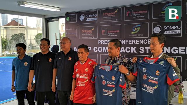 Konferensi Pers ASIOP di Gelora Bung Karno (GBK), Senayan, Jakarta Pusat, Jumat (3/5/2019).