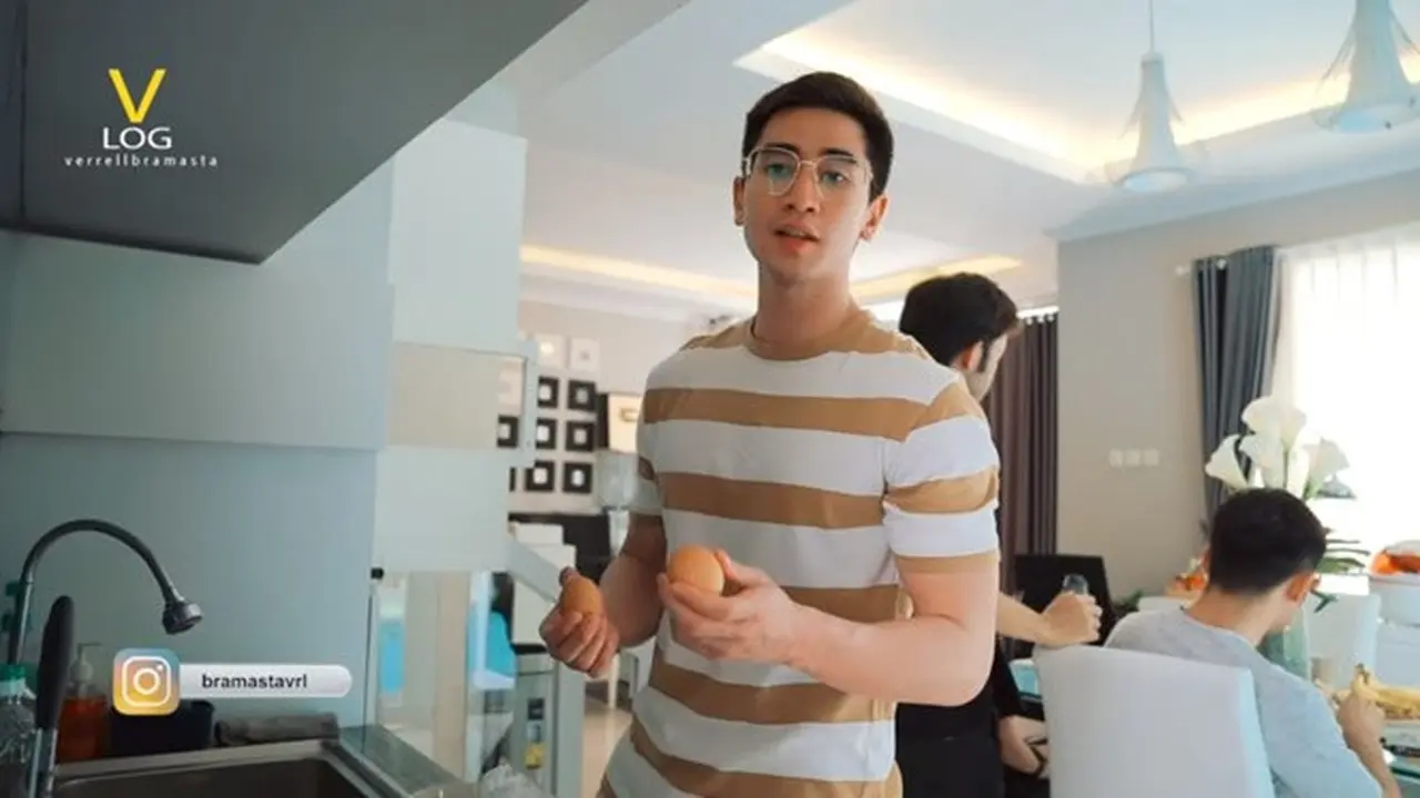 6 Potret Dapur Verrell Bramasta, Berkonsep Minimalis Modern