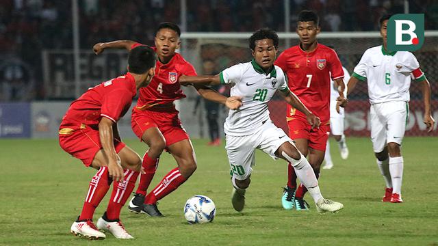Timnas Myanmar U-16 vs Timnas Indonesia U-16