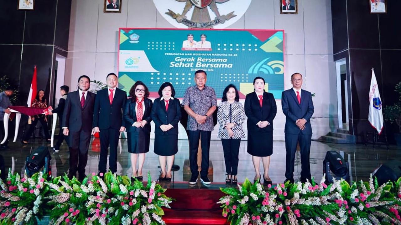 Peringati Hari Kesehatan Nasional ke-60, Ini Pesan Gubernur Olly Dondokambey